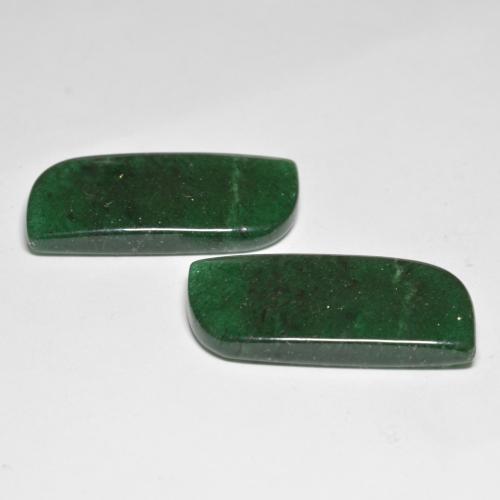 Pedras preciosas de aventurina verde natural de 26,15 ct, forma extravagante, translúcido