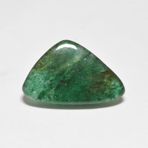 Aventurina verde natural 5,54ct, forma extravagante, translúcido