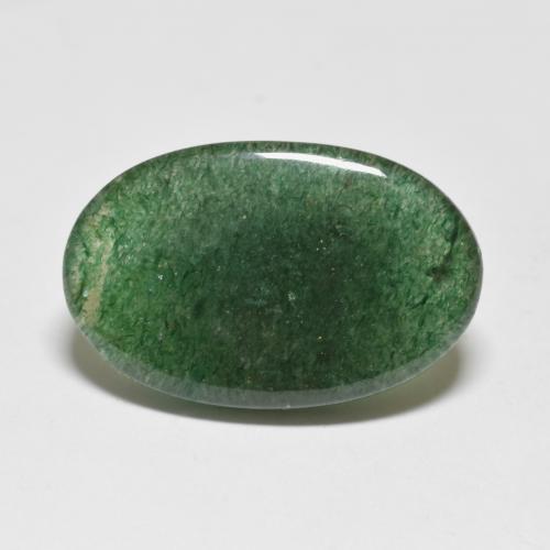 Aventurina verde natural 8,20ct, corte oval, translúcido