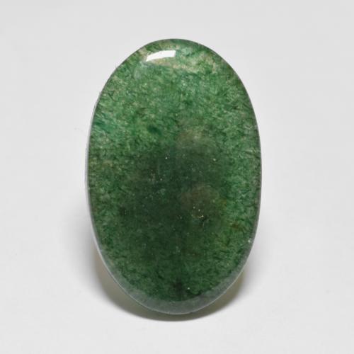 Aventurina verde natural 8,20ct, corte oval, translúcido
