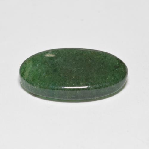 Aventurina verde natural 8,20ct, corte oval, translúcido