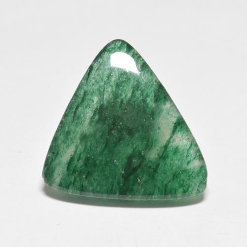 Aventurina verde natural 7,16ct, trillion, translúcido