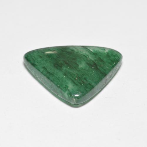 Aventurina verde natural 7,16ct, trillion, translúcido