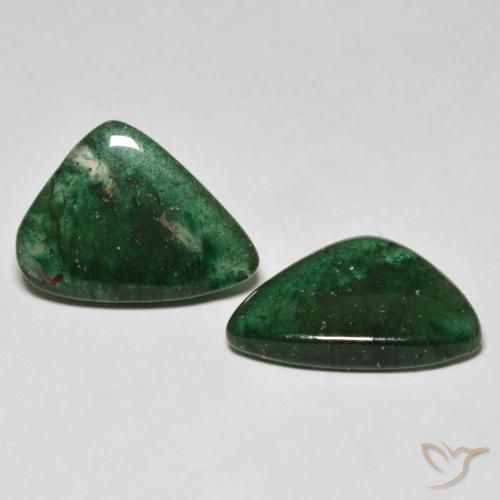 Pedras preciosas de aventurina verde natural de 10,03 ct, forma extravagante, translúcido