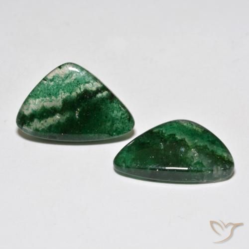 Pedras preciosas de Aventurina Verde claro natural de 13.40 ct, Forma extravagante, Translúcido