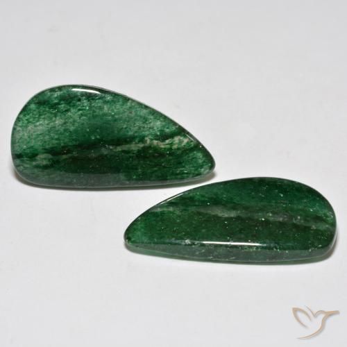 Pedras preciosas de Aventurina Verde claro natural de 22.35 ct, Chique, Translúcido