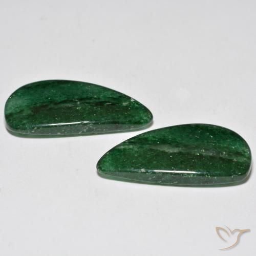 Pedras preciosas de Aventurina Verde claro natural de 22.35 ct, Chique, Translúcido