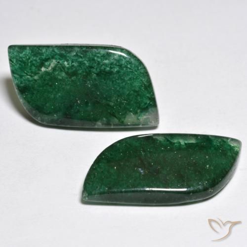 Pedras preciosas de Aventurina Verde claro natural de 16.92 ct, Chique, Translúcido