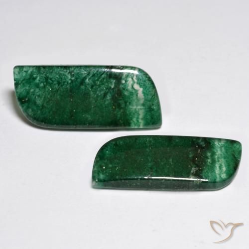 Pedras preciosas de Aventurina Verde claro natural de 19.24 ct, Chique, Translúcido