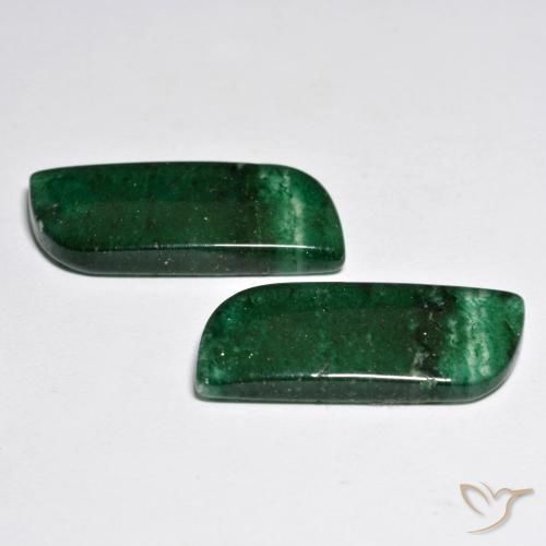 Pedras preciosas de Aventurina Verde claro natural de 19.24 ct, Chique, Translúcido