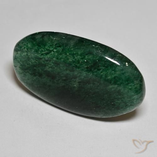 Aventurina Verde Natural 34.59ct, oval, Translúcido