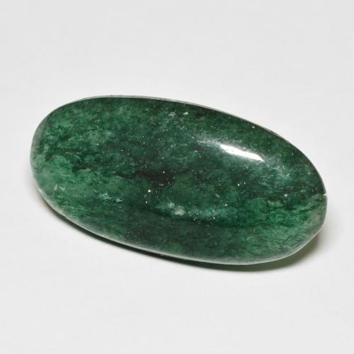 Aventurina verde natural 14,45ct, corte oval, translúcido