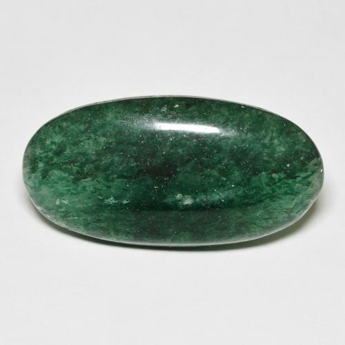 Aventurina verde natural 14,45ct, corte oval, translúcido