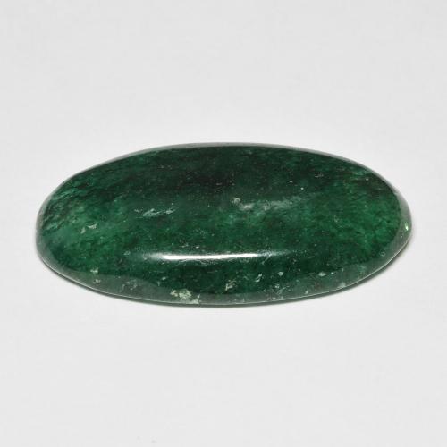 Aventurina verde natural 14,45ct, corte oval, translúcido