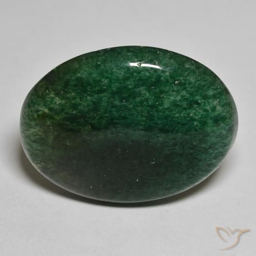 Aventurina verde natural 23,24ct, corte oval, translúcido