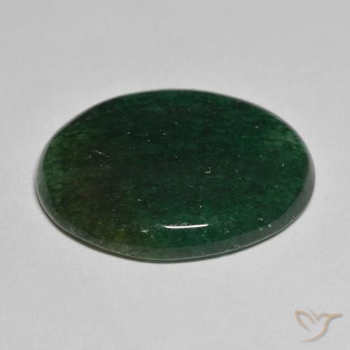 Aventurina verde natural 23,24ct, corte oval, translúcido