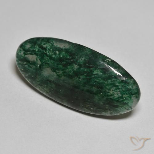 Aventurina Verde floresta Natural 14.06ct, oval, Translúcido