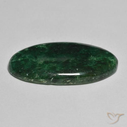 Aventurina Verde floresta Natural 14.06ct, oval, Translúcido