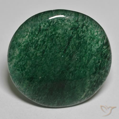 Aventurina Verde Natural 29.77ct, Redondo, Translúcido