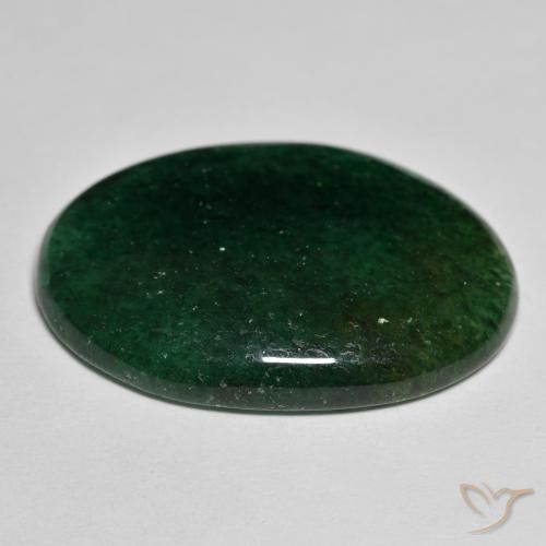 Aventurina Verde floresta Natural 24.69ct, oval, Translúcido