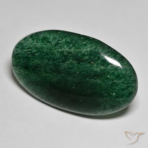 Aventurina Verde Natural 27.98ct, oval, Translúcido