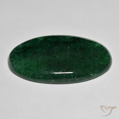 Aventurina Verde Natural 27.98ct, oval, Translúcido