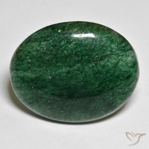 25.39ct Natural Verde Aventurina, oval, Translúcido