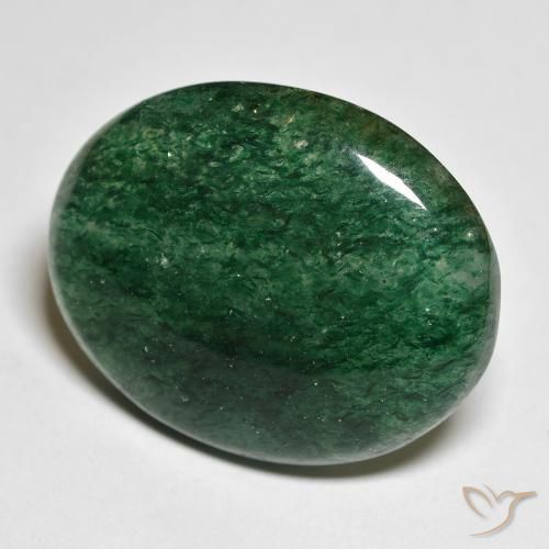 Aventurina Verde Natural 25.39ct, oval, Translúcido