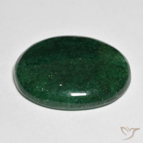 Aventurina Verde Natural 25.39ct, oval, Translúcido