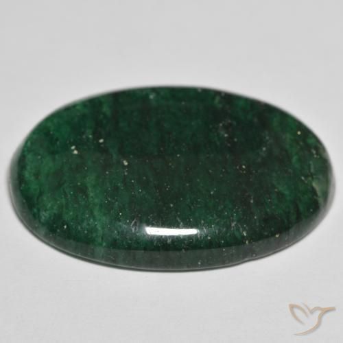 Aventurina Verde Natural 27.84ct, oval, Translúcido
