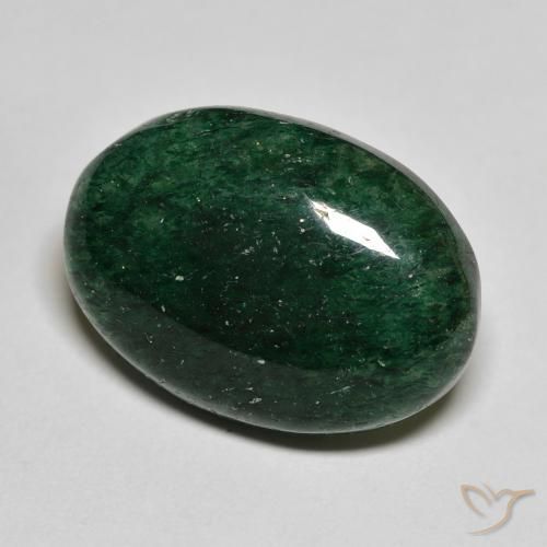 Aventurina Verde Floresta Legal Natural 14.88ct, oval, Translúcido