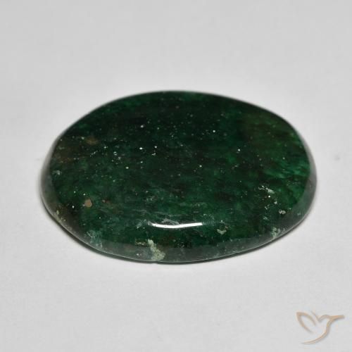 Aventurina Verde floresta Natural 22.21ct, oval, Translúcido