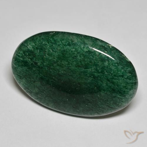 Aventurina Verde floresta Natural 23.62ct, oval, Translúcido