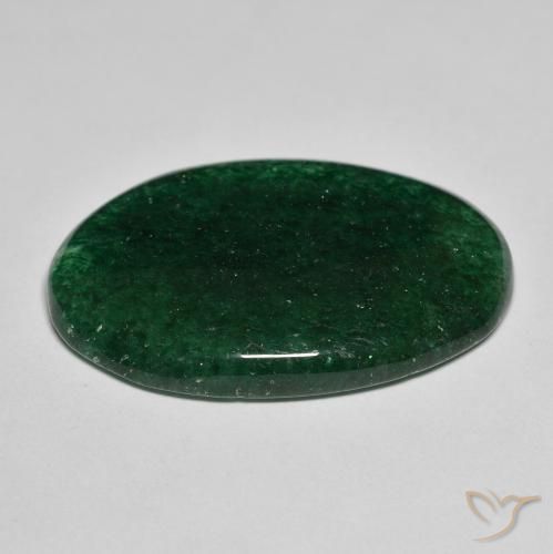 Aventurina Verde floresta Natural 23.62ct, oval, Translúcido
