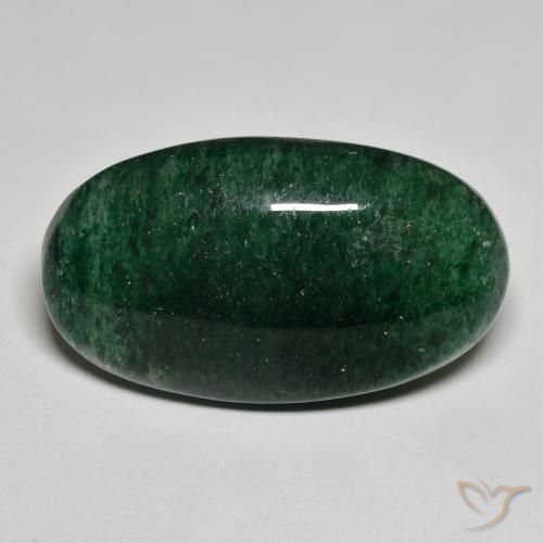 20.96ct Natural Verde floresta Aventurina, oval, Translúcido