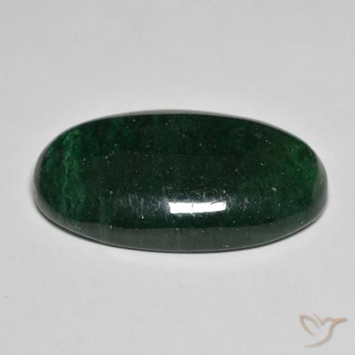 Aventurina Verde floresta Natural 20.96ct, oval, Translúcido