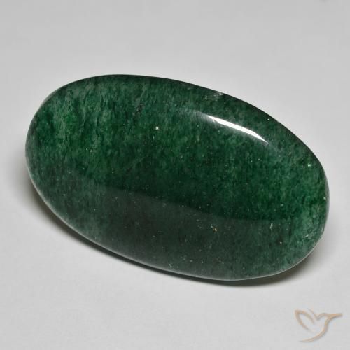 Aventurina Verde floresta Natural 29.36ct, oval, Translúcido