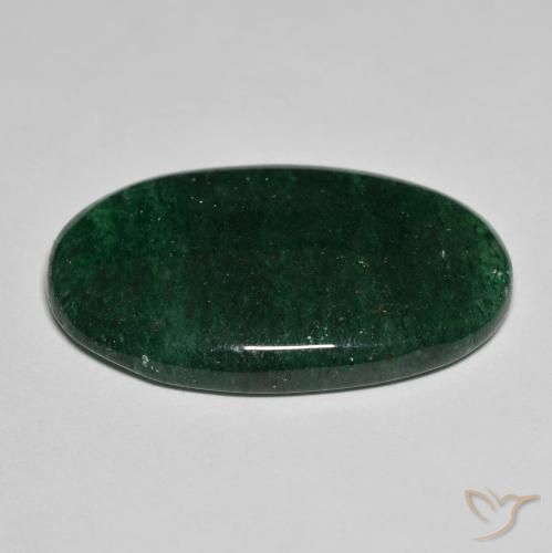 Aventurina Verde floresta Natural 29.36ct, oval, Translúcido