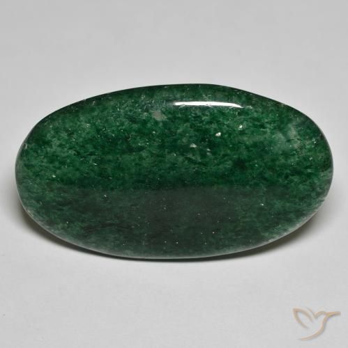 26.12ct Natural Verde floresta Aventurina, oval, Translúcido