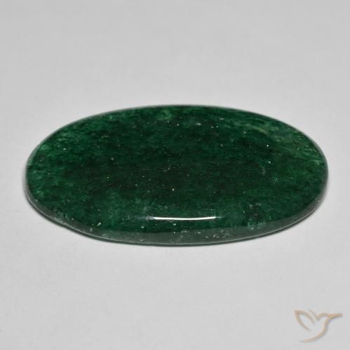 Aventurina Verde floresta Natural 26.12ct, oval, Translúcido
