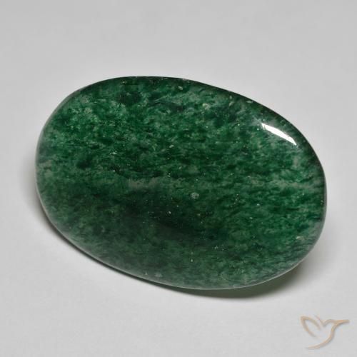 Aventurina Verde floresta Natural 23.62ct, oval, Translúcido