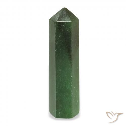 24.94ct Natural verde escuro Aventurina, Chique, Opaco