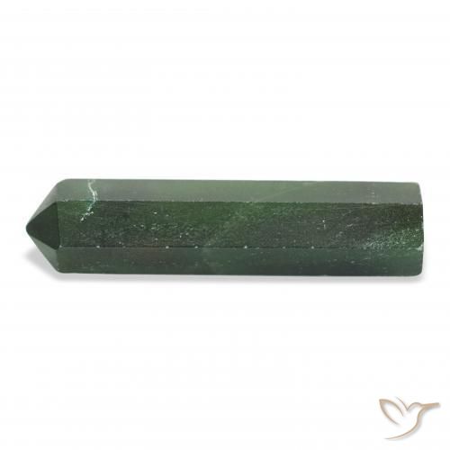 Aventurina Verde floresta Natural 33.71ct, Chique, Opaco