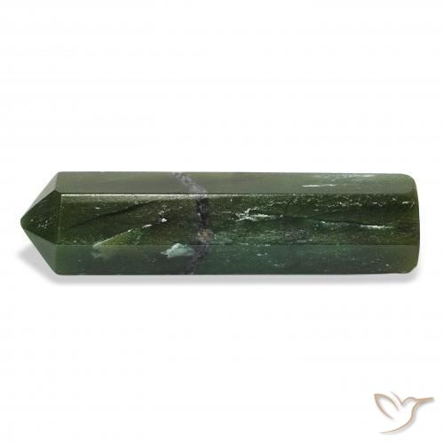 Aventurina Verde floresta Natural 34.70ct, Chique, Opaco