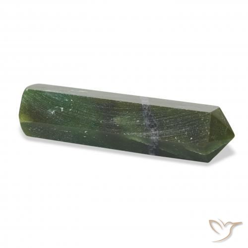 Aventurina Verde floresta Natural 34.70ct, Chique, Opaco