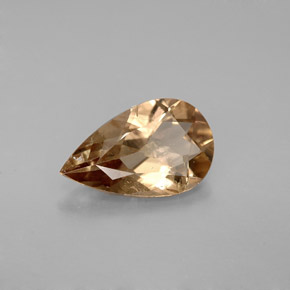 Axinita marrom natural 2,28ct, formato de pêra, VS-SI