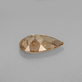 Axinita marrom natural 2,28ct, formato de pêra, VS-SI