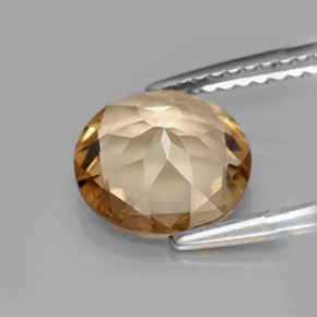 Axinita Marrom dourado Natural 1.83ct, Corte Redondo, VS