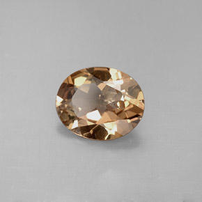 Axinita Marrom dourado Natural 2.36ct, Corte Oval, VS-SI