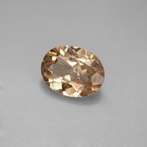 Axinita Marrom dourado Natural 2.31ct, Corte Oval, VS-SI